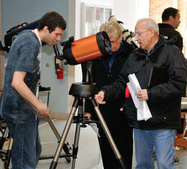 Lot's of great telescopes on display