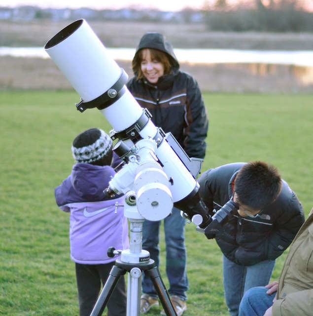 Lot's of amazing telescopes to check out, as well as the views!