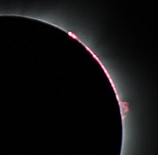 Total Solar Eclipse - 21 Aug 2017 - Bailey's Beads & Prominence