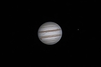 Jupiter with Io and GRS - 4 April 2015 - 21h19m - DeNoiseAI