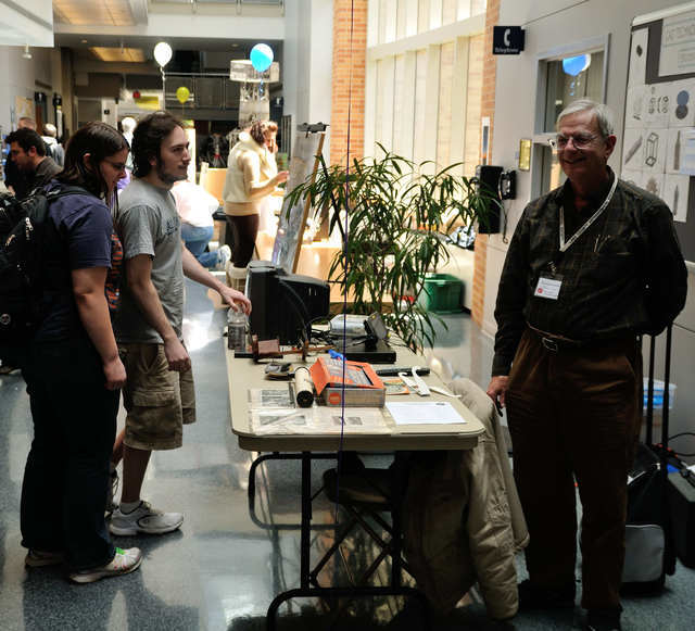 Our displays included some 3D photos and videos from Richard