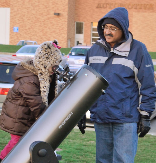 It was great to have such clear skies! It brought many smiles, even from our members