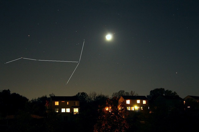 Antares - Mars - Moon - Jupiter - 28 Sept 2014