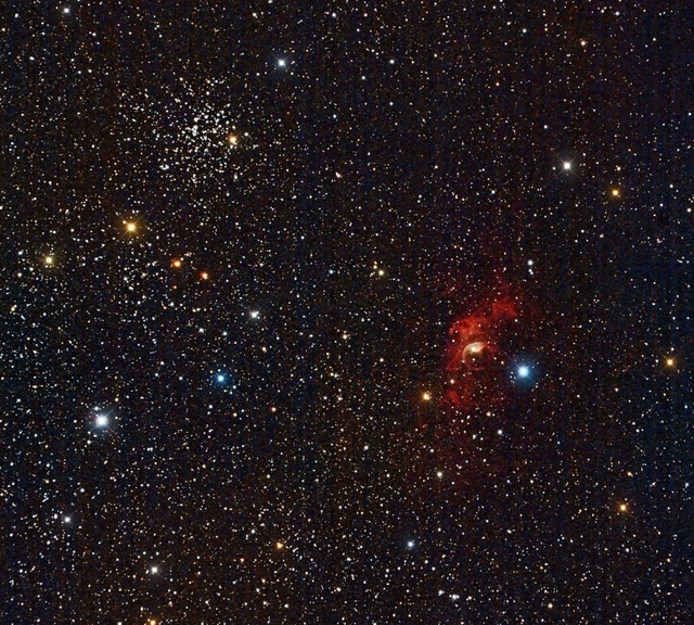 M52 and NGC7635 - 13 Sept 2019 - 90%