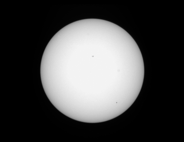 Mercury Transit Animation - Final Hour - 9 May 2016