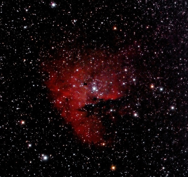 NGC 281 - Pac-Man Nebula - 18 Oct 2018-DeNoiseAI-low-light