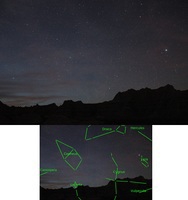 Badlands Nightscape - 13 May 2017