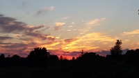 Sunset at Green River - 28 July 2017