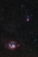 Trifid, Lagoon & M21